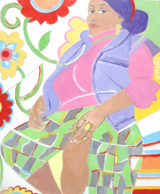 Althea - 2011, Acrylic 36x30